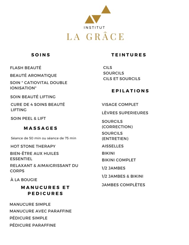 liste soins février 16